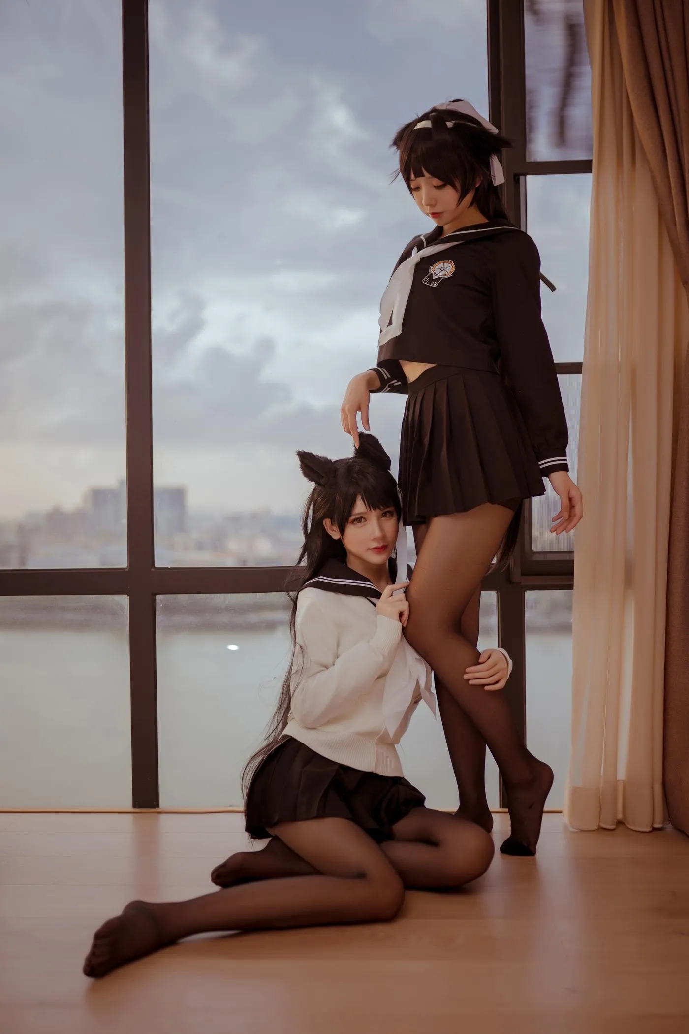 小野妹子w – NO.44 &前羽 校服 [29P]插图4